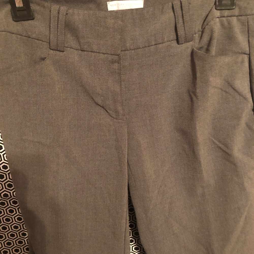 New York & company size 0 gray slacks